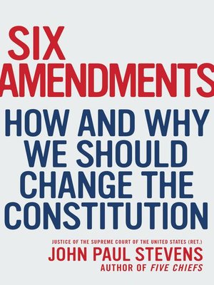 cover image of Six Amendments